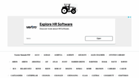 What Tractormanualz.com website looked like in 2023 (This year)
