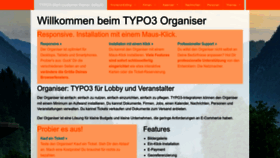 What Typo3-org.de website looked like in 2023 (This year)