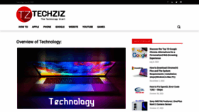 What Techziz.com website looked like in 2023 (This year)