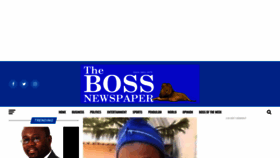 What Thebossnewspapers.com website looked like in 2023 (This year)