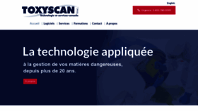 What Toxyscan.com website looked like in 2023 (This year)