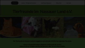 What Tierfreunde-nassauerland.de website looked like in 2023 (This year)