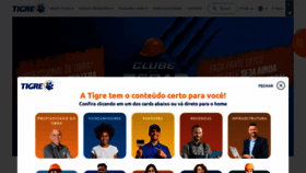 What Tigre.com.br website looked like in 2023 (This year)