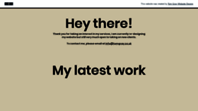 What Tomgray.co.uk website looked like in 2023 (1 year ago)