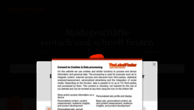 What Thelabelfinder.de website looked like in 2023 (This year)