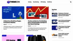 What Themezon.net website looked like in 2023 (This year)