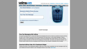 What Txtdrop.com website looked like in 2023 (This year)