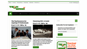 What Techmanik.com website looked like in 2023 (This year)