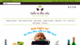 What Tailsinthecity.com website looked like in 2023 (This year)