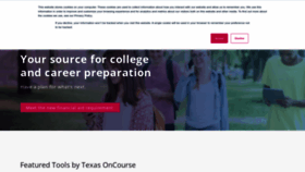What Texasoncourse.org website looked like in 2023 (This year)