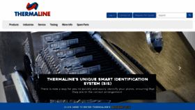 What Thermaline.com website looked like in 2023 (This year)