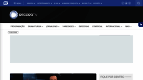 What Tvrecord.com.br website looked like in 2023 (This year)