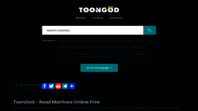 What Toongod.org website looked like in 2023 (2 years ago)