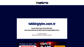 What Tekbirgiyim.com.tr website looked like in 2023 (This year)
