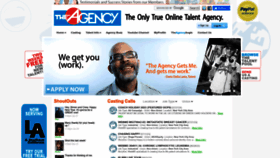 What Theagencyonline.com website looked like in 2023 (This year)