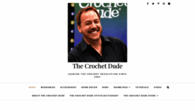 What Thecrochetdude.com website looked like in 2023 (This year)