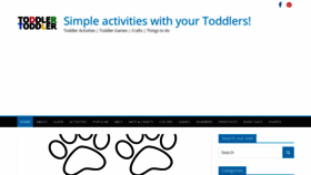 What Toddlertoddler.com website looked like in 2023 (This year)