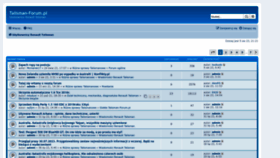 What Talisman-forum.pl website looked like in 2023 (This year)