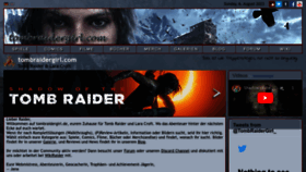 What Tombraidergirl.de website looked like in 2023 (This year)