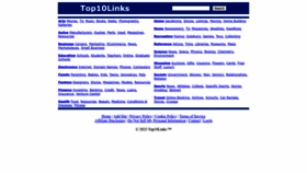 What Toptenlinks.com website looked like in 2023 (This year)