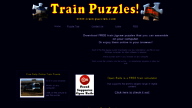 What Train-puzzles.com website looked like in 2023 (This year)