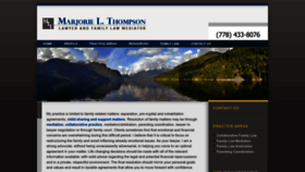 What Thompsonfamilylaw.ca website looked like in 2023 (This year)