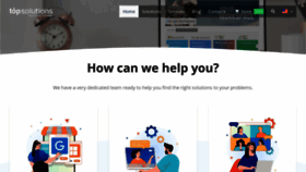 What Topsolutionscloud.com website looked like in 2023 (1 year ago)