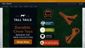 What Talltailsdog.com website looked like in 2023 (This year)