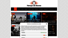 What Tiempoderecreo.com website looked like in 2023 (This year)