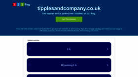 What Tipplesandcompany.co.uk website looked like in 2023 (This year)