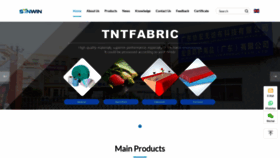 What Tntfabric.com website looked like in 2023 (This year)