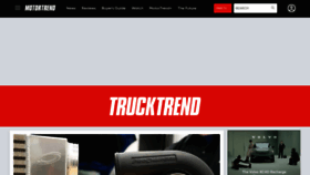 What Trucktrend.com website looked like in 2023 (This year)