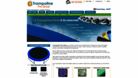 What Trampolineproshop.com website looked like in 2023 (1 year ago)