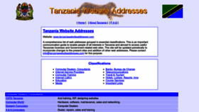 What Tanzaniawebsiteaddresses.com website looked like in 2023 (This year)