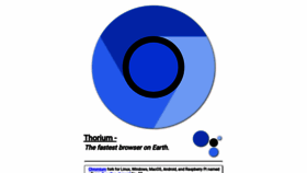 What Thorium.rocks website looked like in 2023 (This year)