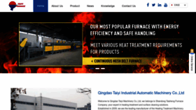 What Taiyi-machinery.com website looked like in 2023 (This year)