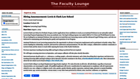 What Thefacultylounge.org website looked like in 2023 (This year)