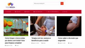 What Todabeleza.com.br website looked like in 2023 (This year)