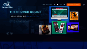 What Thechurchonline.com website looked like in 2023 (This year)