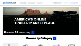 What Trailertraders.com website looked like in 2023 (This year)