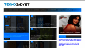 What Teknogadyet.com website looked like in 2023 (This year)