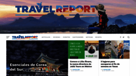 What Travelreport.mx website looked like in 2023 (This year)