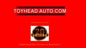 What Toyheadauto.com website looked like in 2023 (This year)