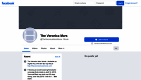 What Theveronicamarsmovie.com website looked like in 2023 (This year)