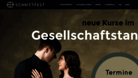 What Tanzschule-schrittfest.de website looked like in 2023 (This year)