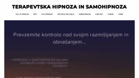 What Terapevtskahipnoza.si website looked like in 2023 (This year)
