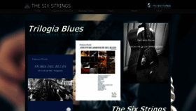 What Thesixstrings.com website looked like in 2023 (This year)
