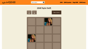 What Taylorswift2048.io website looked like in 2023 (This year)