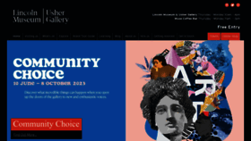 What Thecollectionmuseum.com website looked like in 2023 (This year)