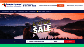 What Tucantravel.com website looked like in 2023 (This year)